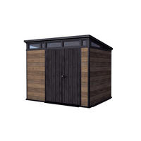 GARTENHAUS Signature - Walnussfarben, Kunststoff (218/226/279cm) - Keter