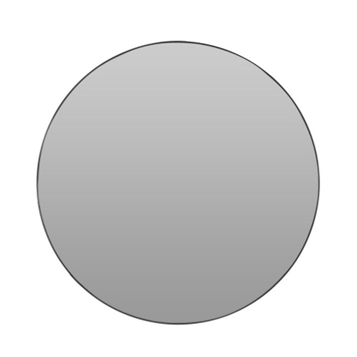 SPIEGEL Basic Schwarz 55/2.3/55 cm Glas - Schwarz, Glas (2.3/55/55cm) - Mondex