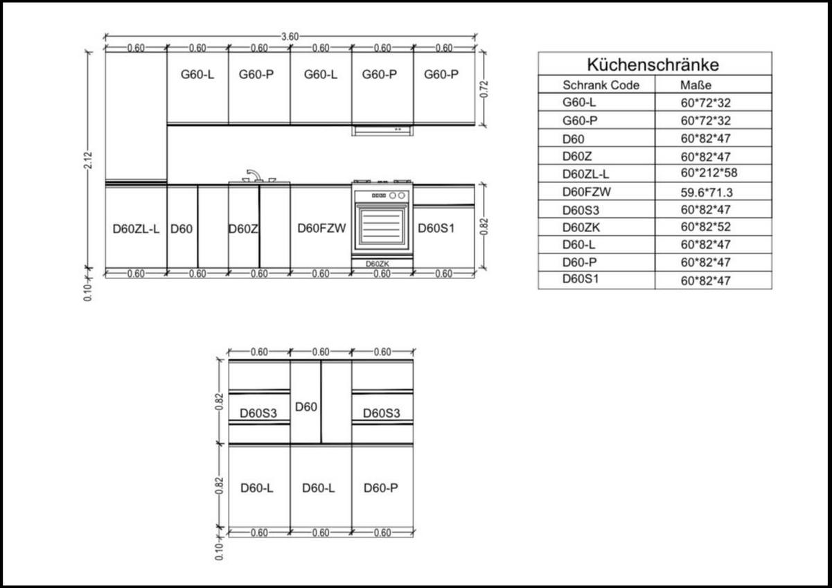 KÜCHENINSEL 360 cm - Aspen Aspen KA21-M360 - Weiß/Hochglanz - Weiß Hochglanz, Holz (540/212/58cm)