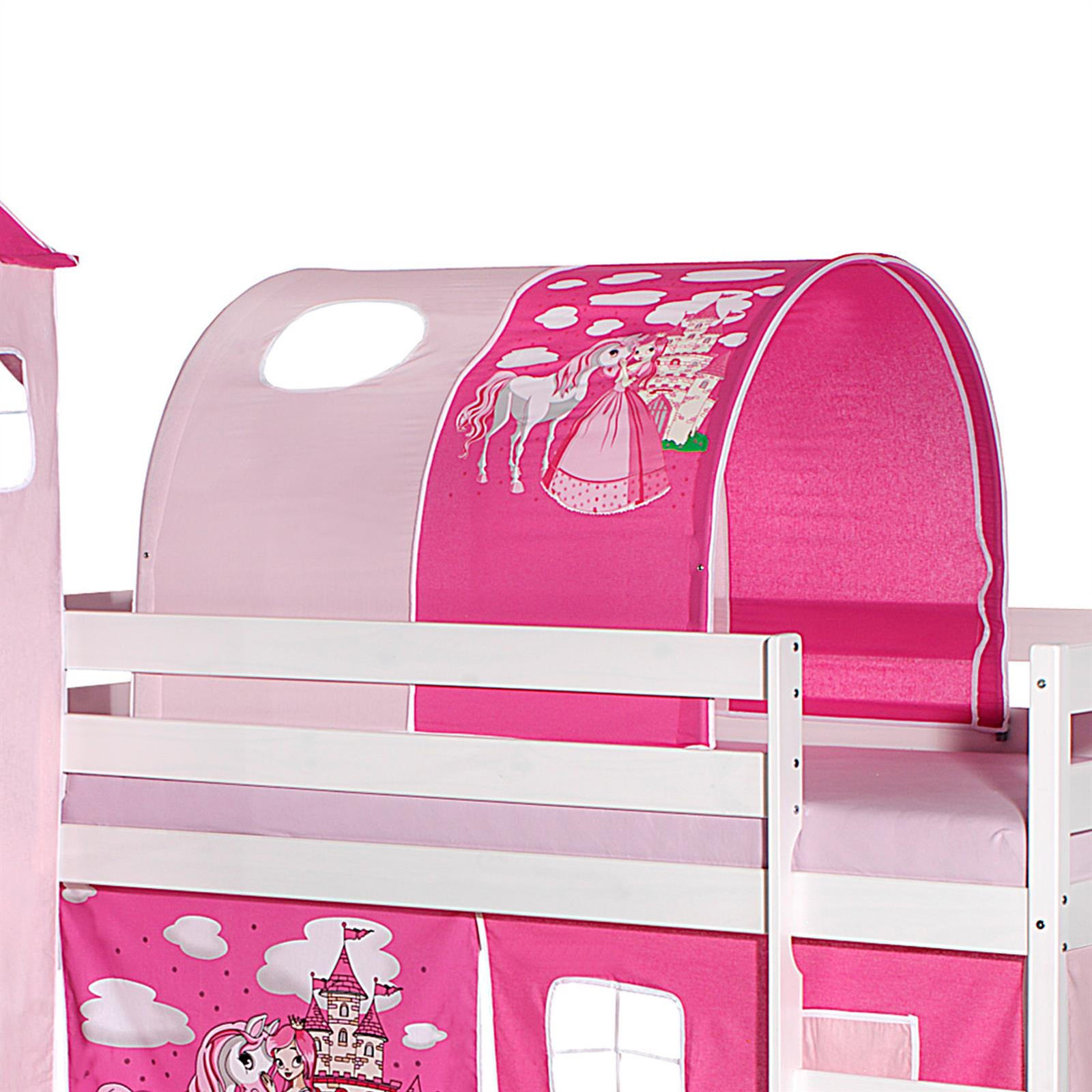 SPIELTUNNEL PRINZESSIN - Pink/Rosa, Textil (100/73/87cm) - IDIMEX