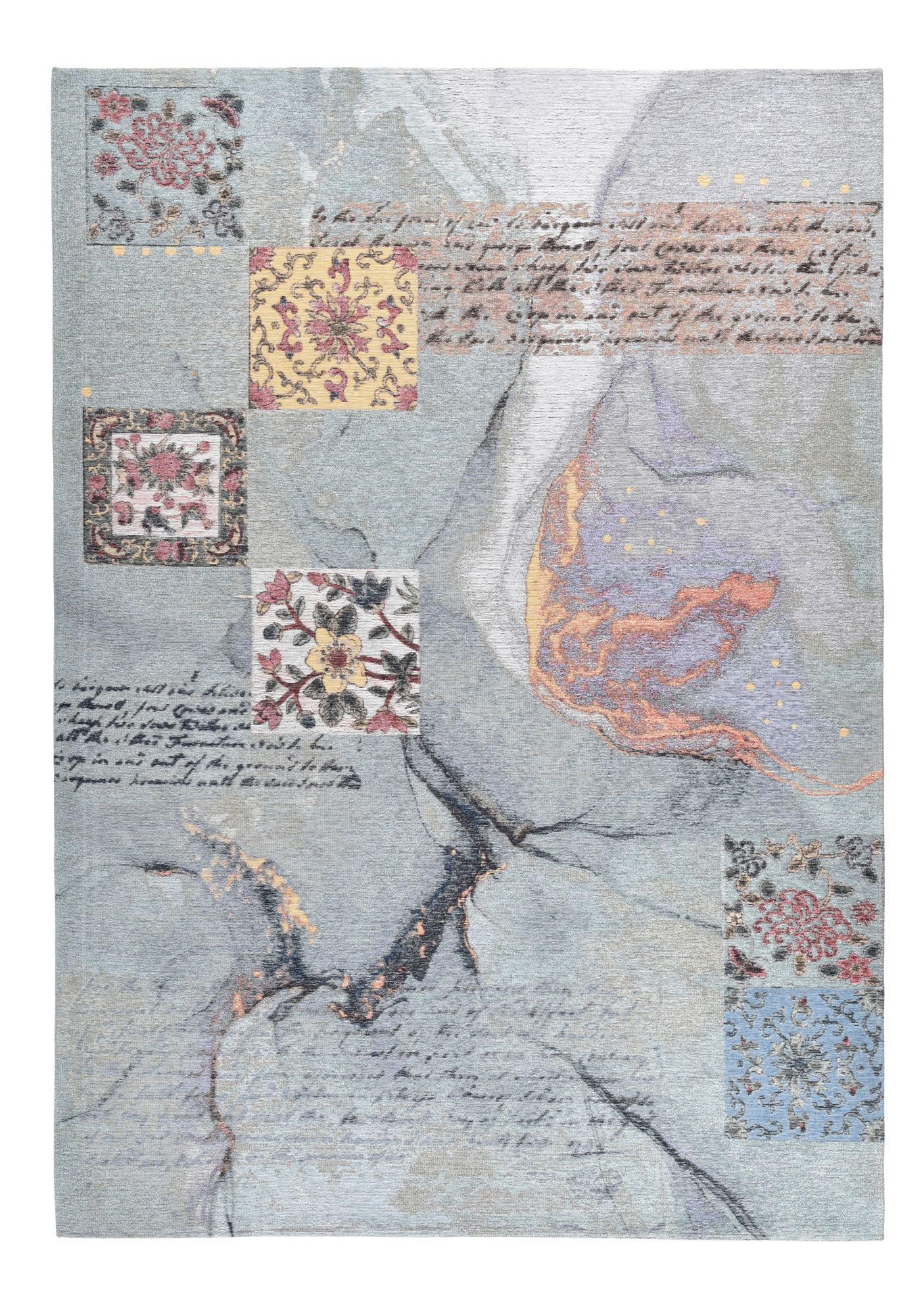FLACHWEBETEPPICH Cosima 80x160 cm - Türkis, Textil (80/160cm) - Gino Falcone