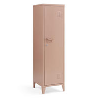 EINZELSPIND Kurikka - Hellbraun, Metall (38/137/38cm) - [en.casa]