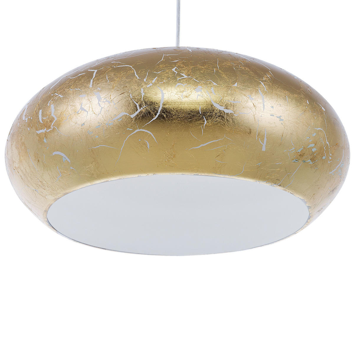 HÄNGELEUCHTE Limnatis 48/48/160 cm - Goldfarben, Metall (48/48/160cm) - Beliani