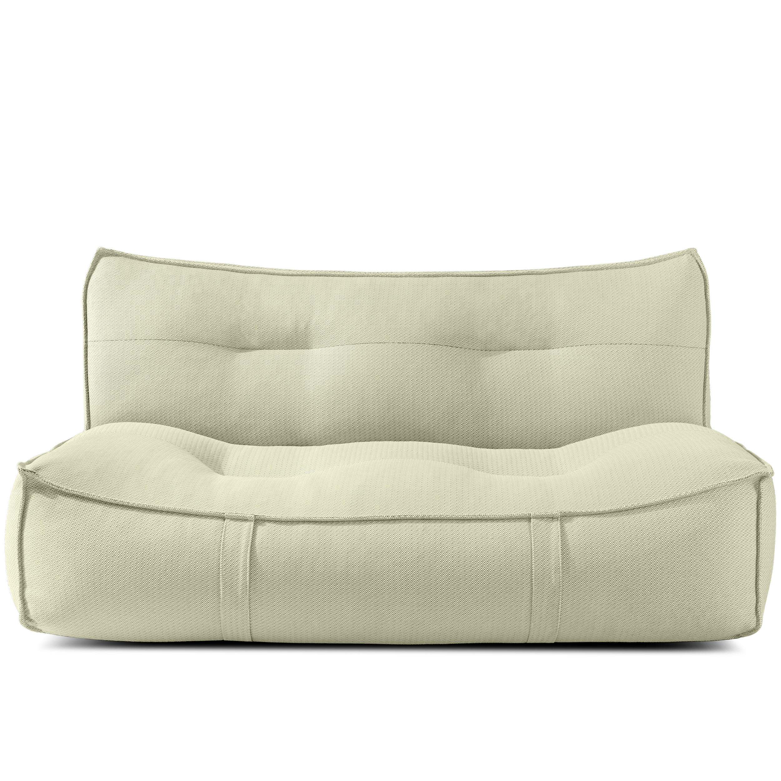 GARTENSOFA LOVIA Lounge, Hellgrün/Weiß - Hellgrün, Textil (177/82/106cm) - KONSIMO®