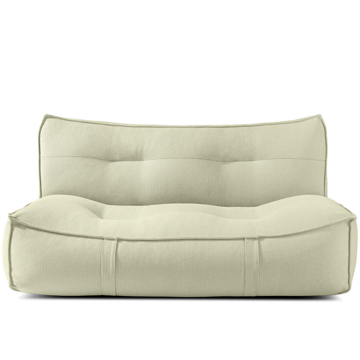 GARTENSOFA LOVIA Lounge, Hellgrün/Weiß - Hellgrün, Textil (177/82/106cm) - KONSIMO®
