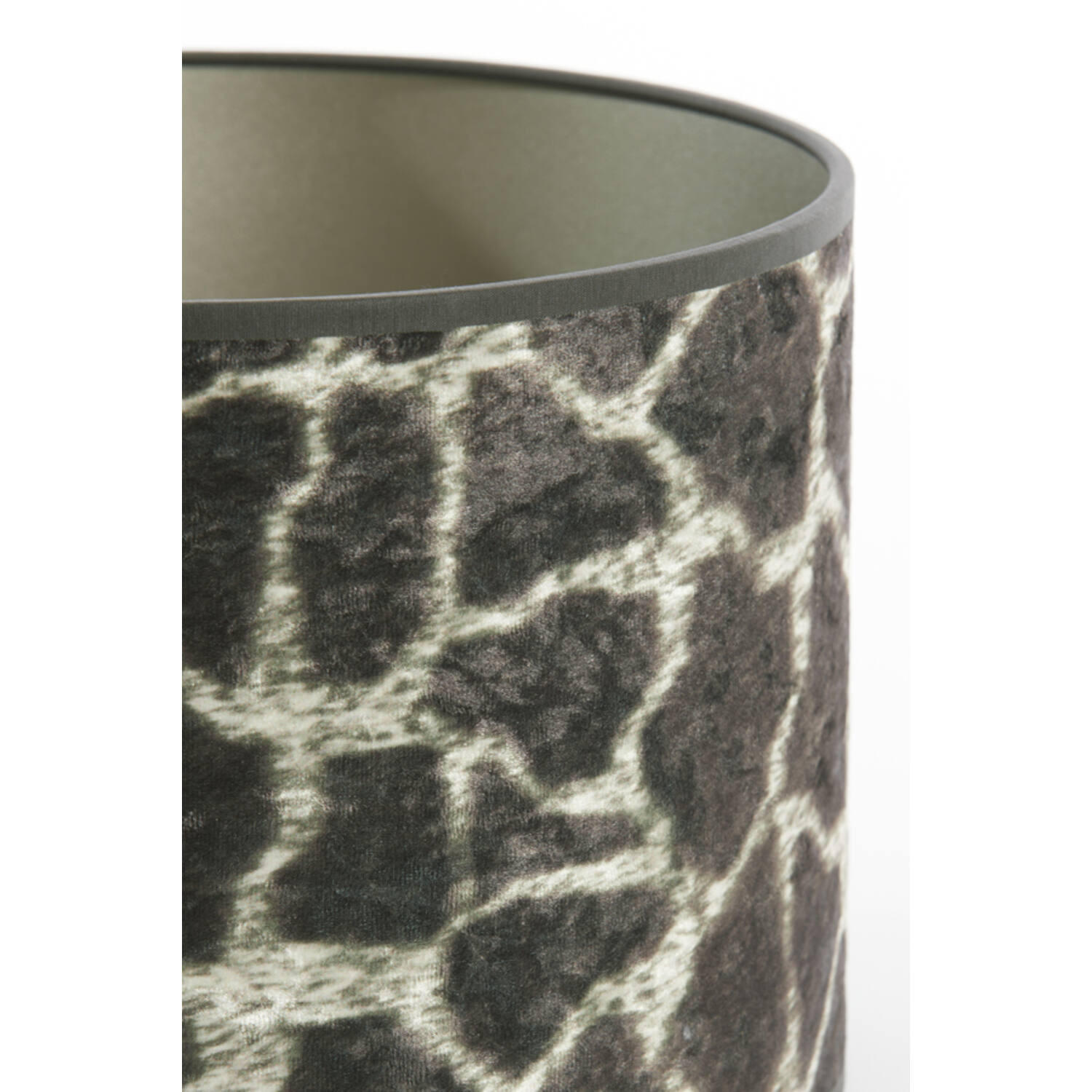 LAMPENSCHIRM MOSA Ø30x21 cm, rund, Braun - Braun, Textil (30/30/21cm) - Light & Living