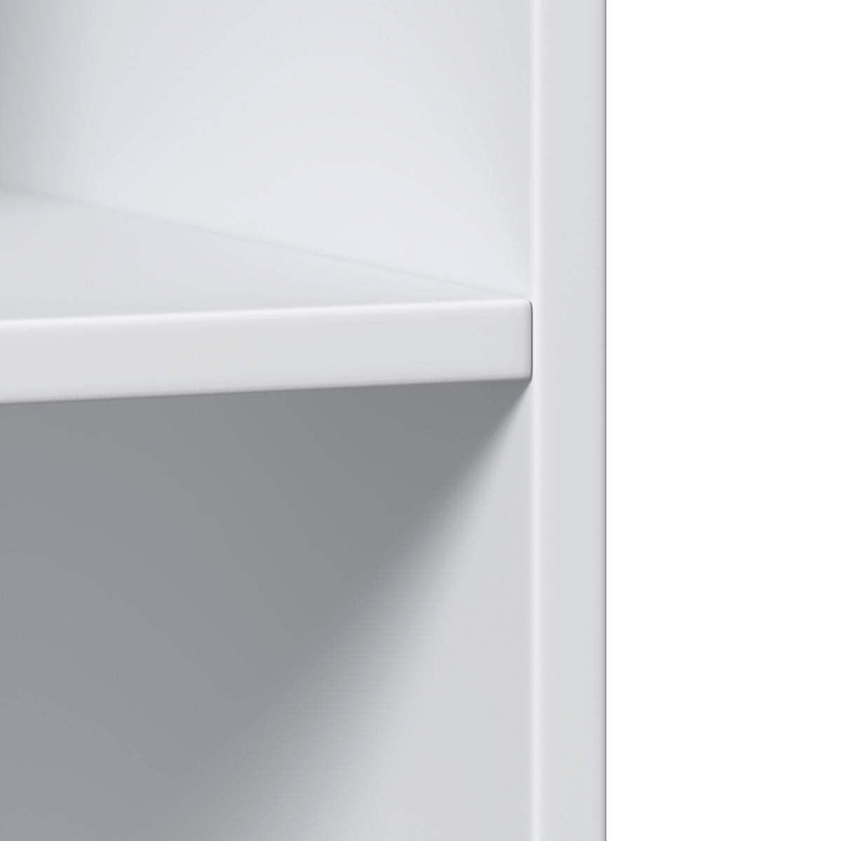 REGAL Mick Weiß MDF - Weiß, Holzwerkstoff (60/148.5/40cm) - Bessagi Home