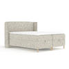 BOXBETT Monpelli Beige 140/200 cm im Webstoff - Beige/Naturfarben, Holz/Holzwerkstoff (140/200cm) - Maison de Reve