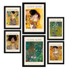 POSTER Set Mit 6 Klimt Posterblatt 1 Malergalerie A3 & A4 Rahmenlos - Klar, Papier (29/3cm) - Nacnic