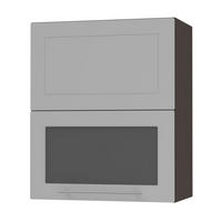 KÜCHENHÄNGESCHRANK Kvantum W8BS/60 Dust Grey Matt / Lava Matt 60 / 32,5 / 72cm - Dunkelgrau/Grau, Holz/Holzwerkstoff (60/72/32.5cm) - Feldmann-Wohnen