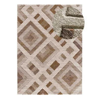 HOCHFLORTEPPICH Beige / Braun Teva 160/235 cm - Braun, Textil (160/235cm) - Atticgo