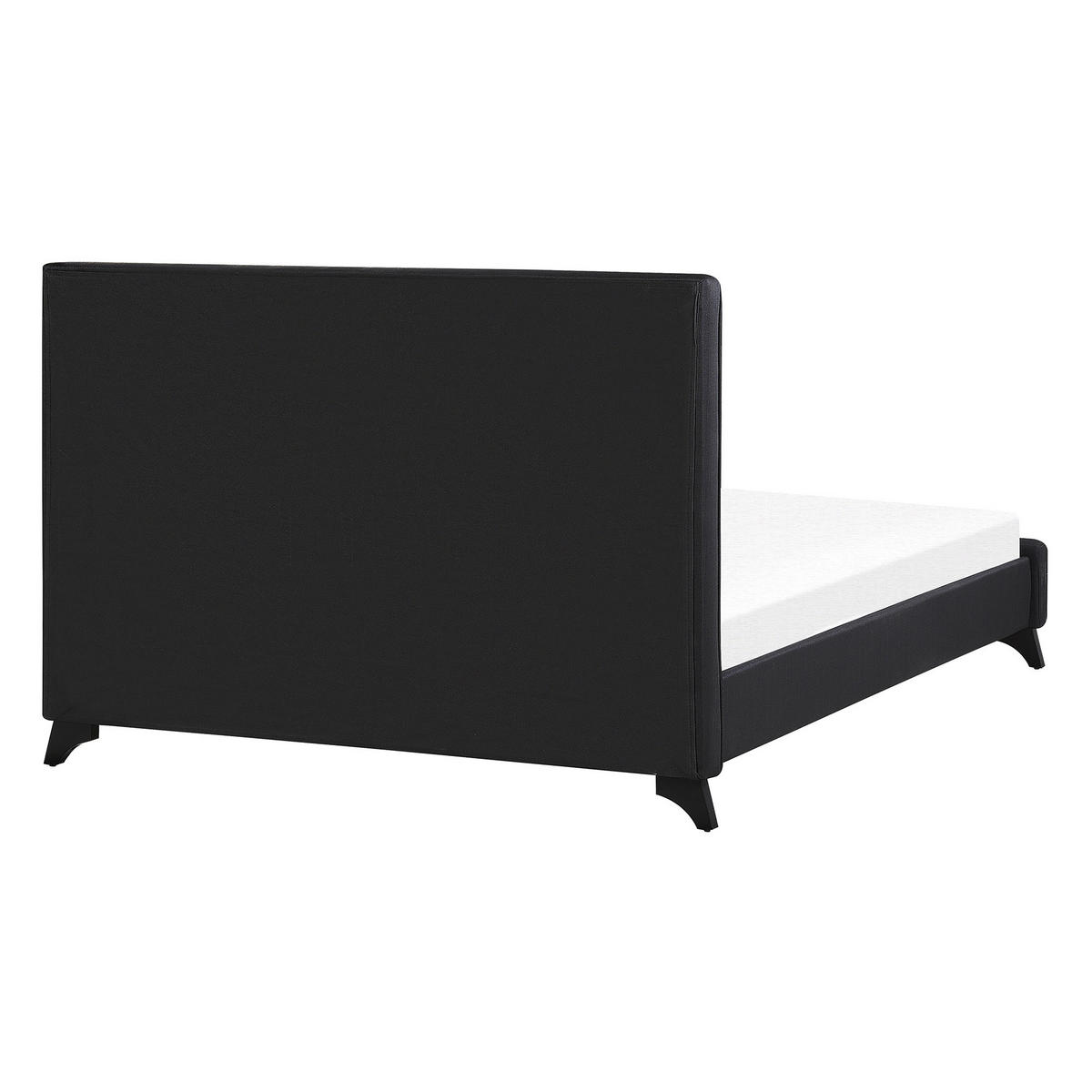 POLSTERBETT 140/200cm Schwarz Ambassador - Schwarz, Textil (140/200cm) - Beliani