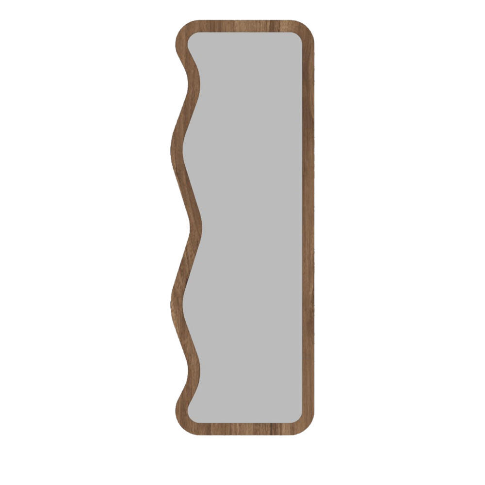 STANDSPIEGEL aus Holz 50x160cm - Ronda - Dunkles Holz - Nussbaumfarben, Holz (50/160/2.2cm) - Drawer