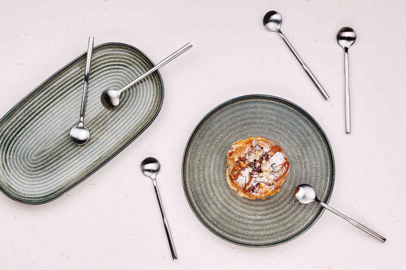 LÖFFEL 6er-Set Abel - Silber - Silberfarben, Metall - Björn