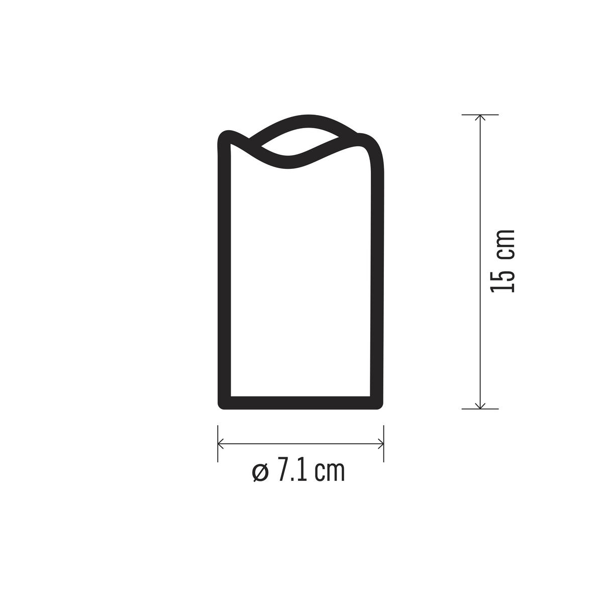 LED-MINI-WEIHNACHTSLICHTPROJEKTOR FLAGS - Weiß, Kunststoff (0.01/0.01/1cm) - LAALU