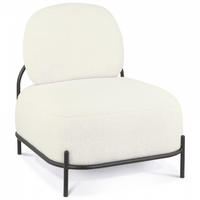 LOUNGESESSEL Beige 66.5x76x71cm - Beige/Schwarz, Textil/Metall (66.5/76/71cm) - AlterEgo
