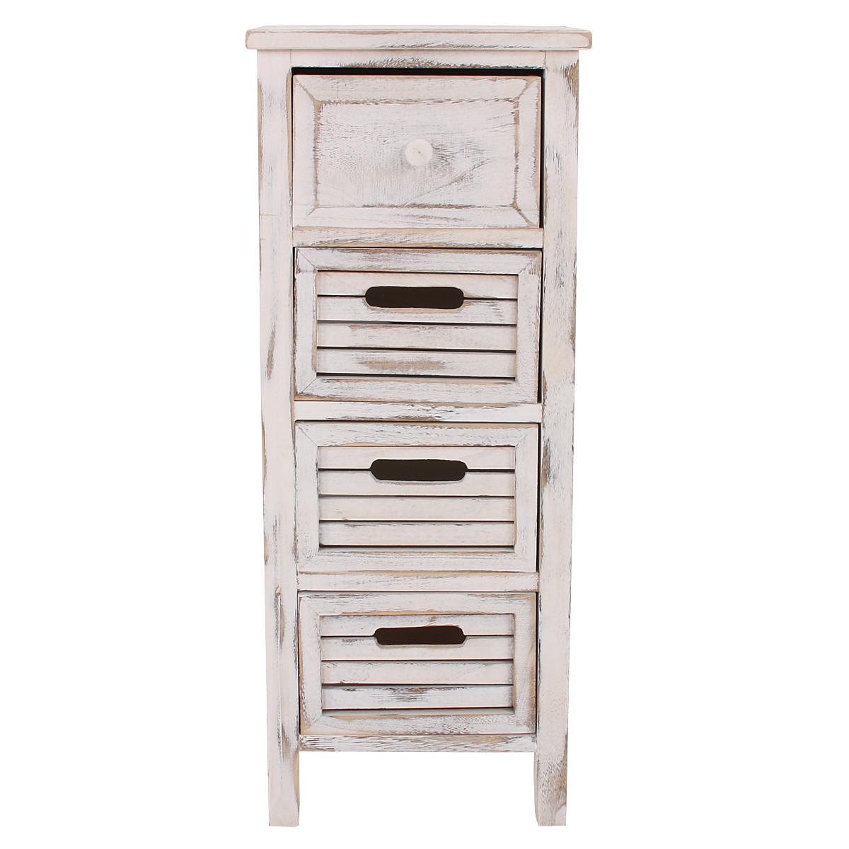 KOMMODE Weiß - Weiß, Holz (30/74/25cm) - MCW