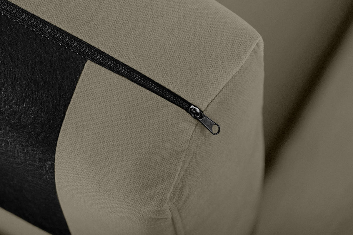 SESSEL TAGIO Massivholz-Beine, Beige - Beige/Braun, Buchenholz/Textil (86/80/88cm) - KONSIMO®