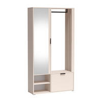 GARDEROBE Milo Uni 100 x 189,4 x 33 cm Kaschmir - Kaschmir, Holzwerkstoff/Metall (100/189.4/33cm) - Koseto