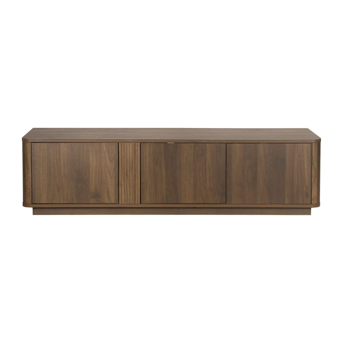 TV-MÖBEL, dunkle Holzoptik - Braun, Holz (150/40/40cm) - Oviala