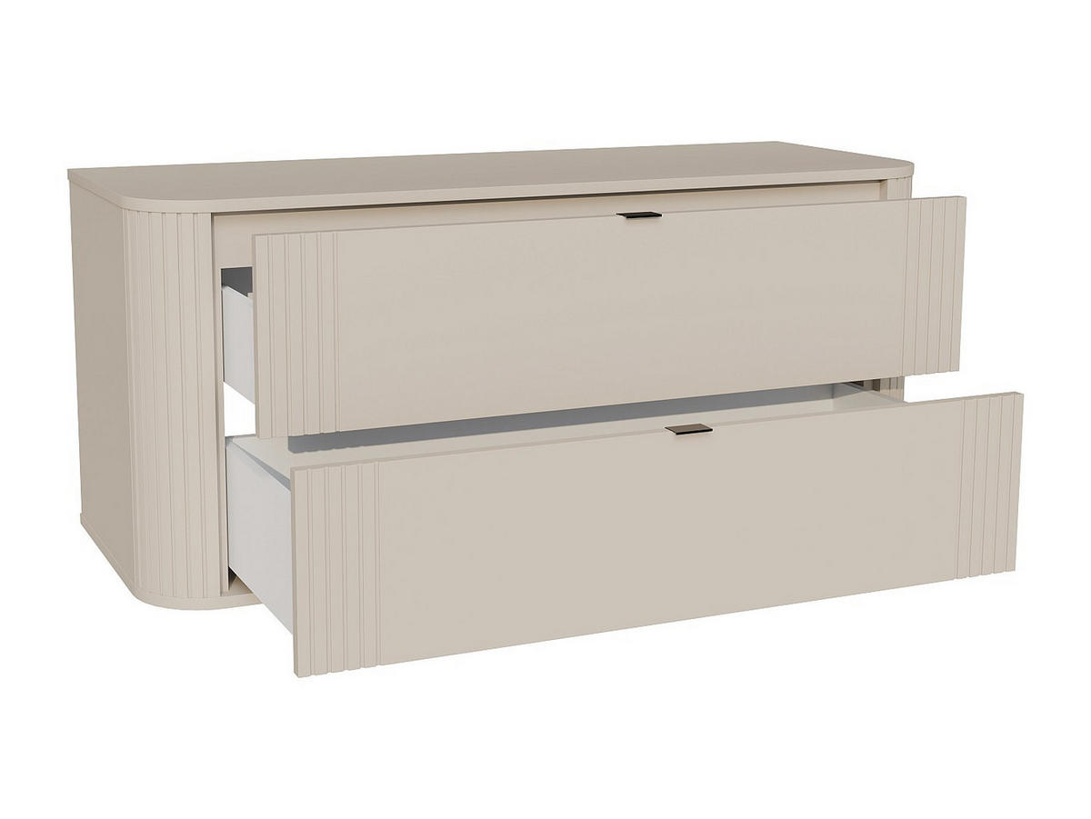 WASCHBECKENUNTERSCHRANK - 120 x 46 - holz - beige Filor - Beige, Holz (120/57/46cm) - Vente-Unique