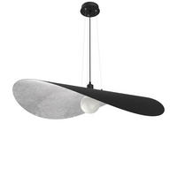 HÄNGELEUCHTE - Schwarz, Metall (90/90/120cm) - Lumicom