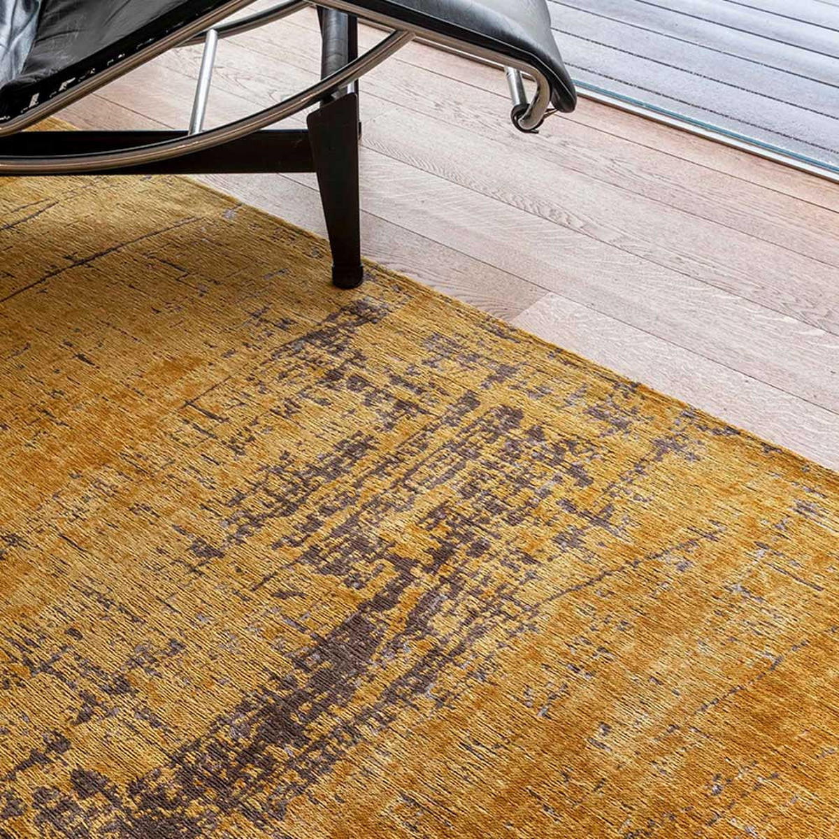 TEPPICH Liberty Gold Mad Men Griff 200/280 cm - Gelb, Textil (200/280cm) - Louis De Poortere