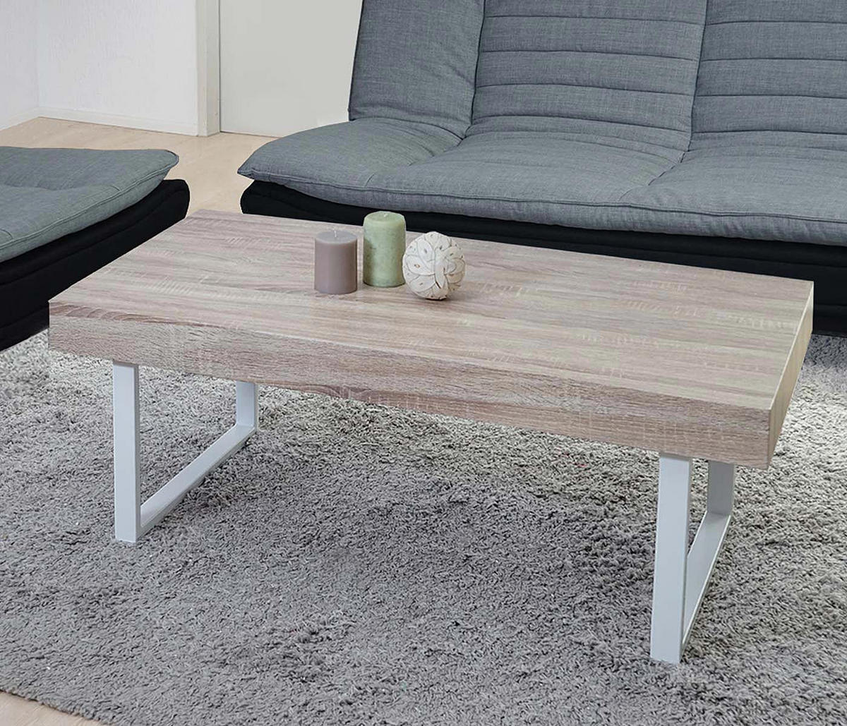 COUCHTISCH rechteck Eiche Dekor - Eichefarben, Holz (60/110/40cm) - MCW