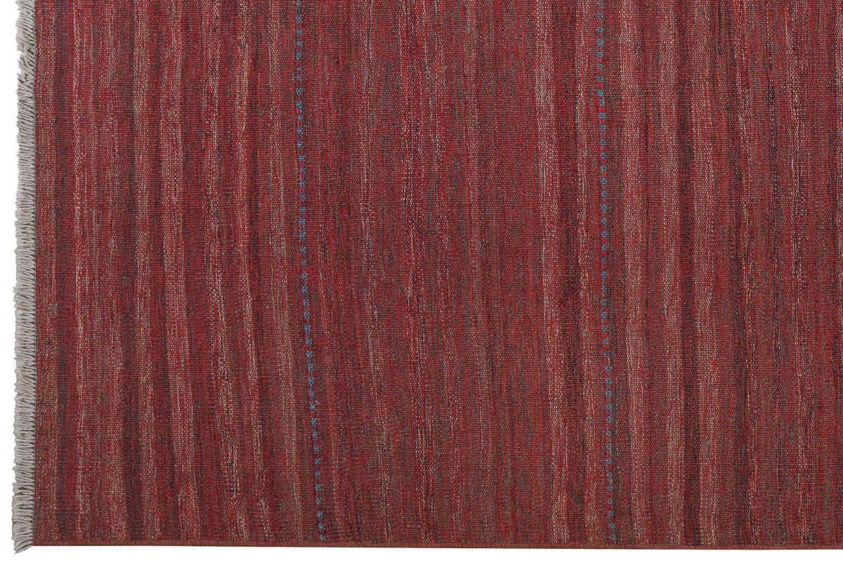 HANDWEBTEPPICH Kelim Gashgai Rot 235/171 cm Schurwolle - Rot, Textil (171/235cm) - Looma