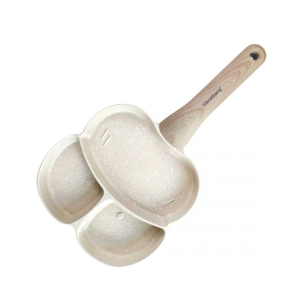 PFANNKUCHENPFANNE Beige 34/19/2.5 cm KB7825 - Beige, Metall (19cm) - Klausberg 