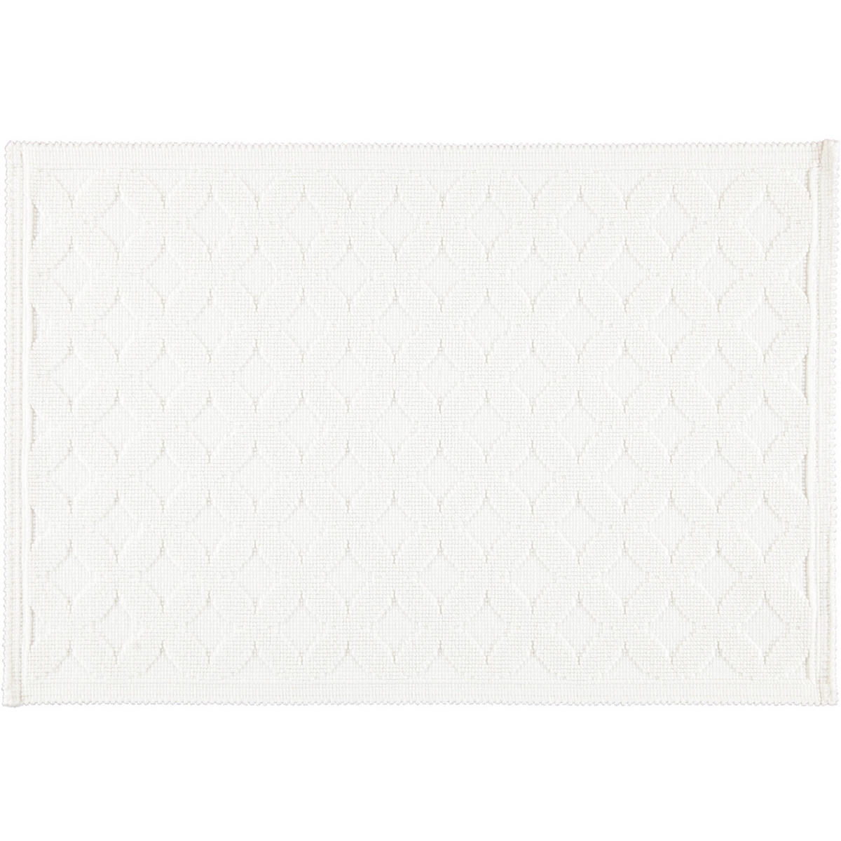 BADEMATTEN SEASIDE WEISS - 01 - Weiß, Textil (60/90cm) - Rhomtuft