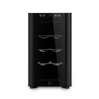 WEINKÜHLSCHRANK CAVSB8 Schwarz, für 8 Flaschen , Kapazität 23L - Schwarz, Metall (17.6/35.6/32cm) - Les Petits Champs