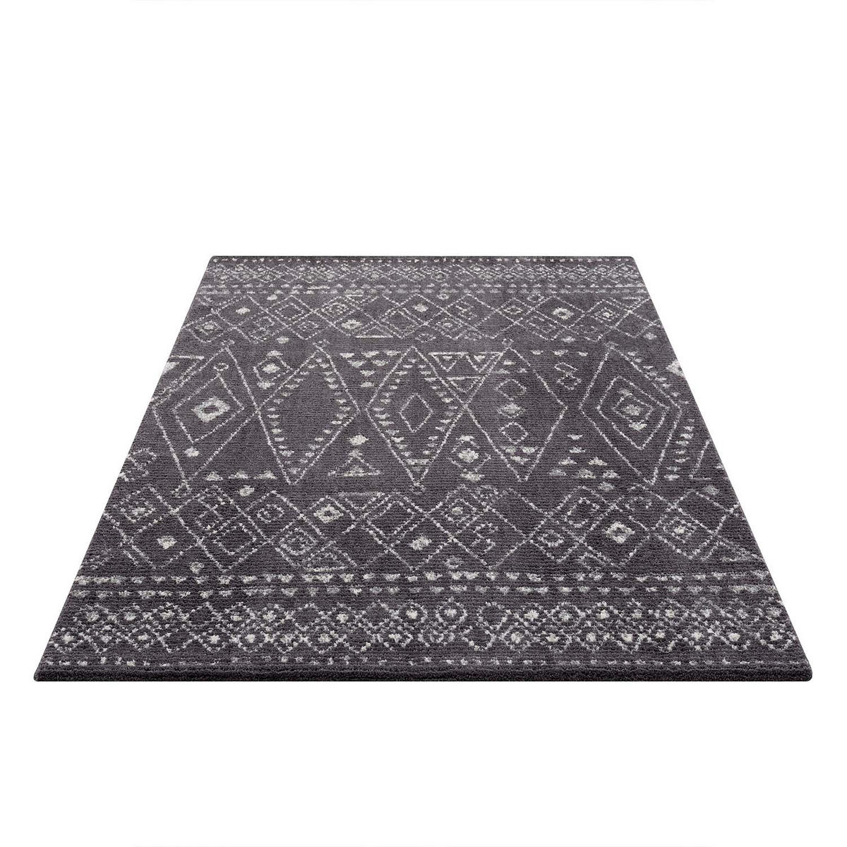 KURZFLOR-TEPPICH April 2292 Grau 160x230 cm - Grau, Textil (160/230cm) - carpet city