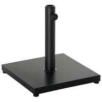SONNENSCHIRMSTÄNDER Schwarz 40/40/43 cm - Schwarz, Metall (40/40cm) - PANGIVO
