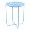 TABLETTTISCH Sandefjord - Hellblau, Metall (40/40/53cm) - [en.casa]