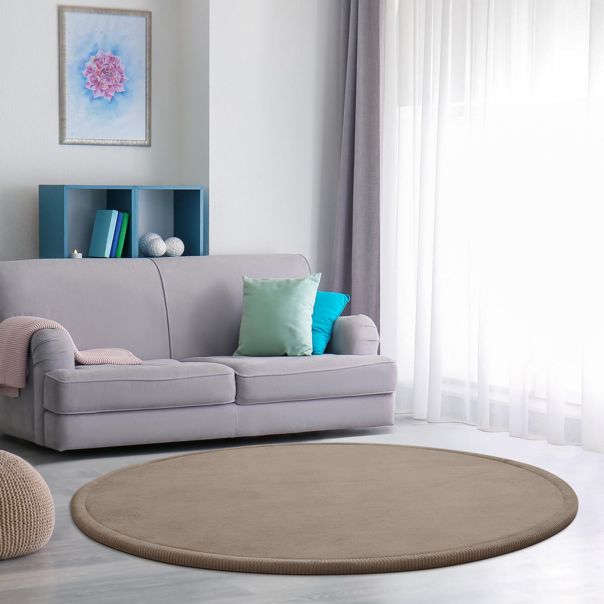 KINDERTEPPICH 80/80 cm Tatami 475 - Beige, Kunststoff (80/80cm) - Paco Home