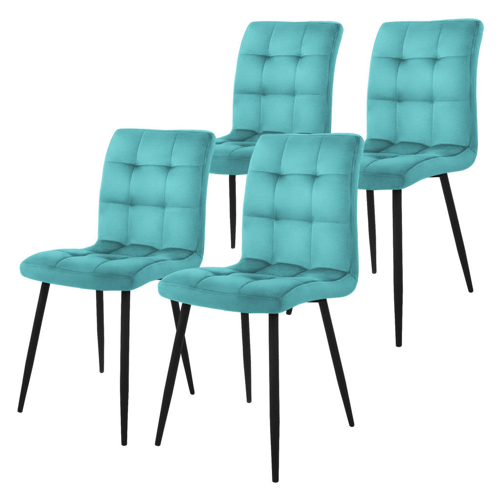 Thumbnail - Ml-Design Esszimmerstuhl, Blau, Metall, 41x89x49 cm, Esszimmer, Stühle, Esszimmerstühle, Vierfußstühle