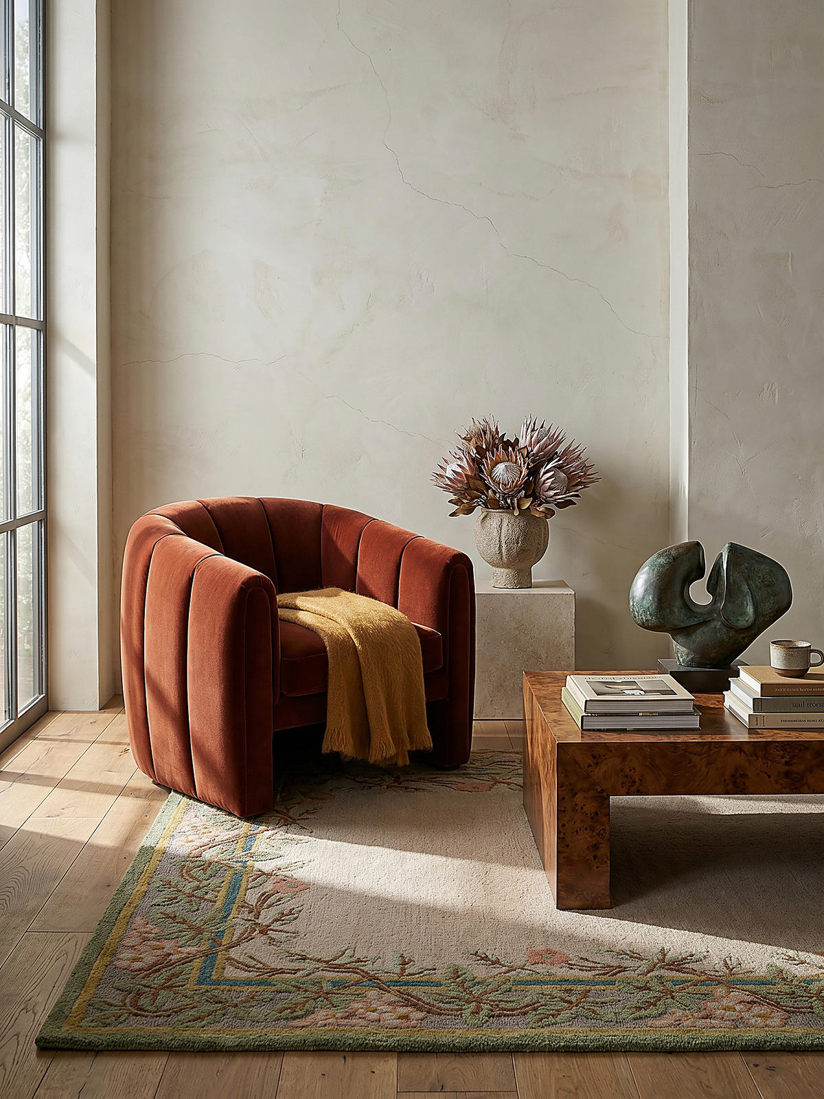 WOLLTEPPICH SOAR, floral, aus Wolle, Bunt, 160 x 230 cm - Multicolor, Textil (230/160cm) - KADIMA DESIGN