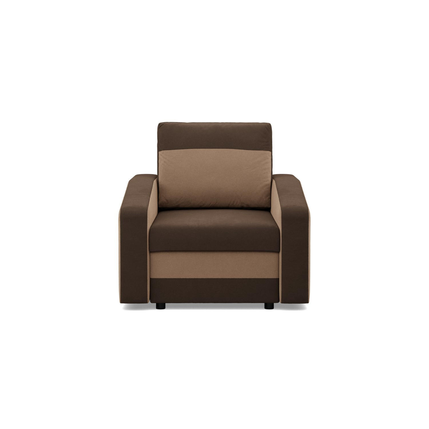 LOUNGESESSEL ORION, BONELL, Dunkelbraun + Braun - Braun, Textil (83/92/92cm)
