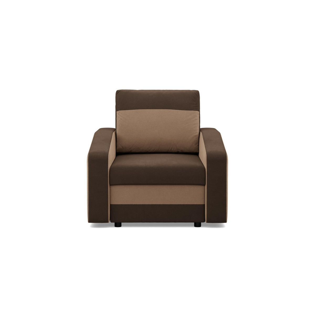 LOUNGESESSEL ORION, BONELL, Dunkelbraun + Braun - Braun, Textil (83/92/92cm)
