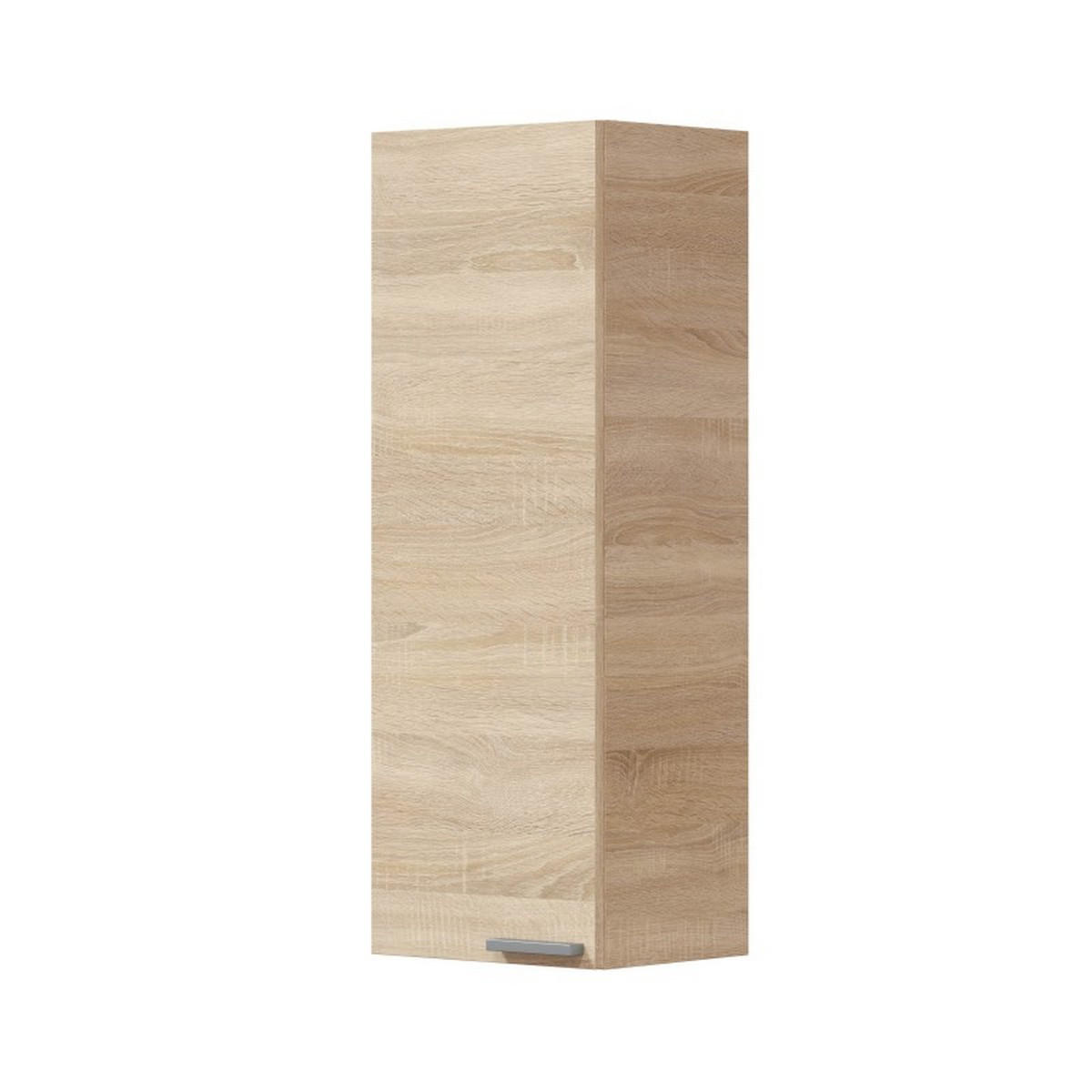 HÄNGESCHRANK mit 1 Tür H74 cm - Eichefarben, Holzwerkstoff (26/74/30cm) - Calicosy
