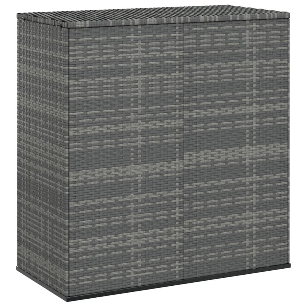 furnicato Garten-Kissenbox Grau 100x103.5x49 cm