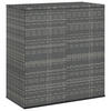 GARTEN-KISSENBOX PE Rattan 100x49x103,5 cm Grau - Grau, Kunststoff (100/103.5/49cm) - furnicato