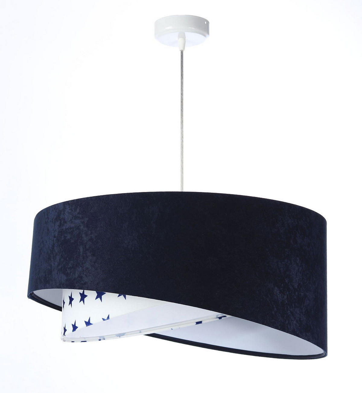 HÄNGELEUCHTE Schwarz 50/23 cm - Schwarz, Kunststoff (50/1/23cm) - ONZENO