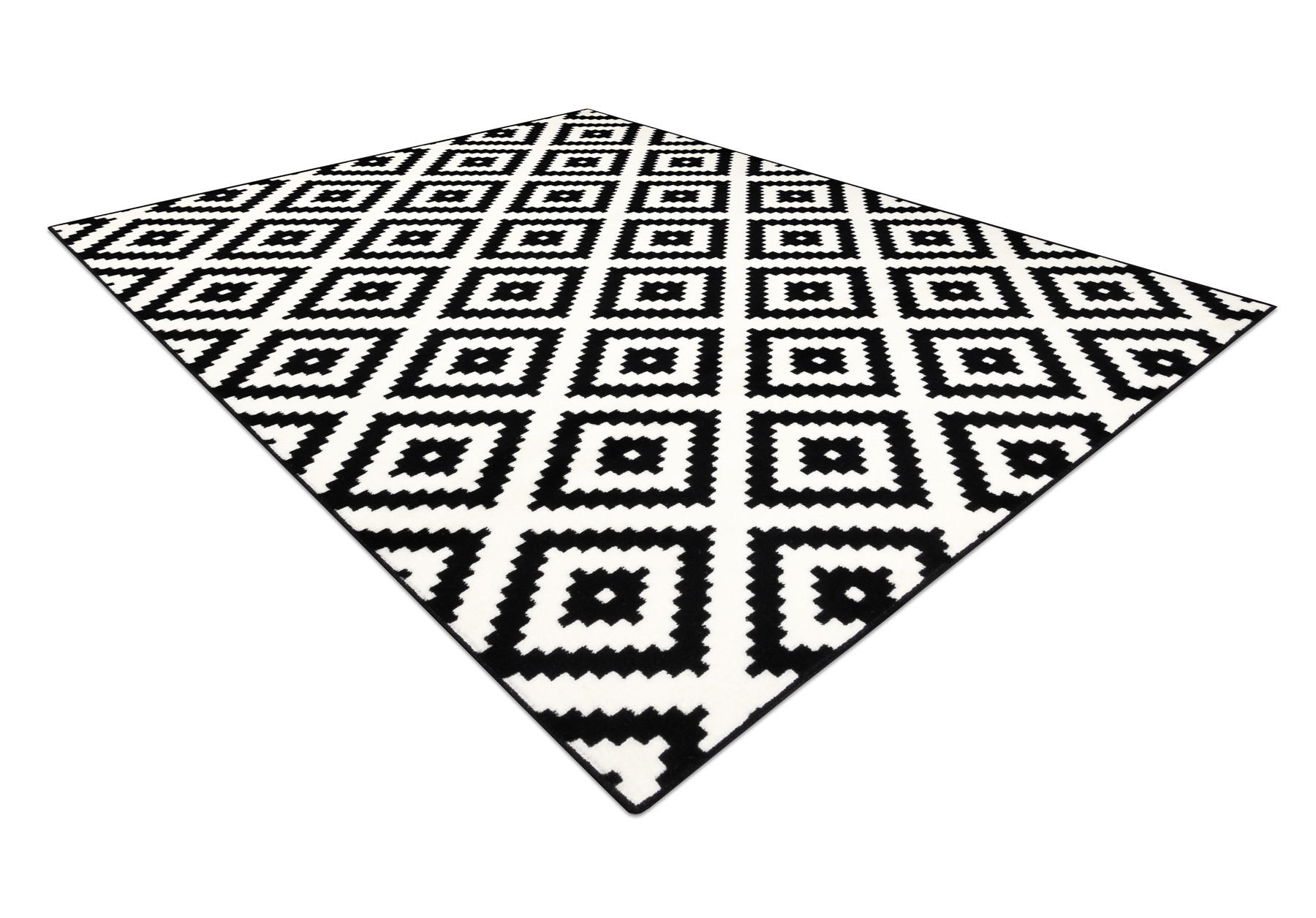 Thumbnail - rugsX Teppich, Schwarz, Textil, Rechteckig, 140x200 cm, Teppiche & Böden, Teppiche