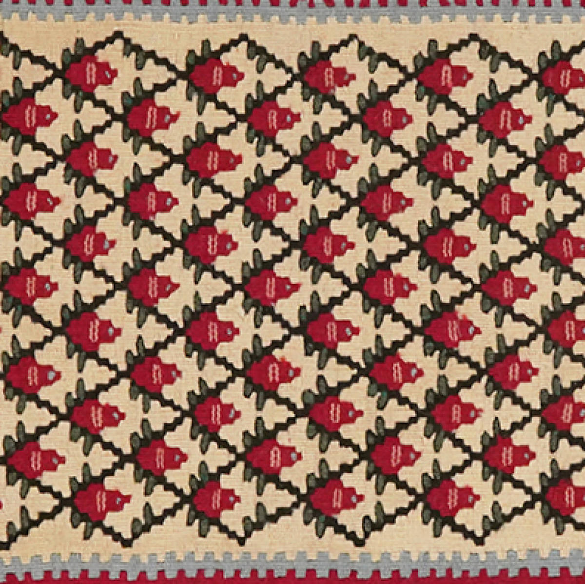 HANDWEBTEPPICH Kelim Senneh Mehrfarbig 83/59 cm Schurwolle - Multicolor, Textil (59/83cm) - Looma
