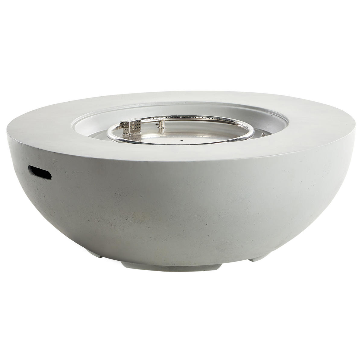 FEUERSTELLE Grau Surtsey - Grau, Stein (108/40/108cm) - Beliani