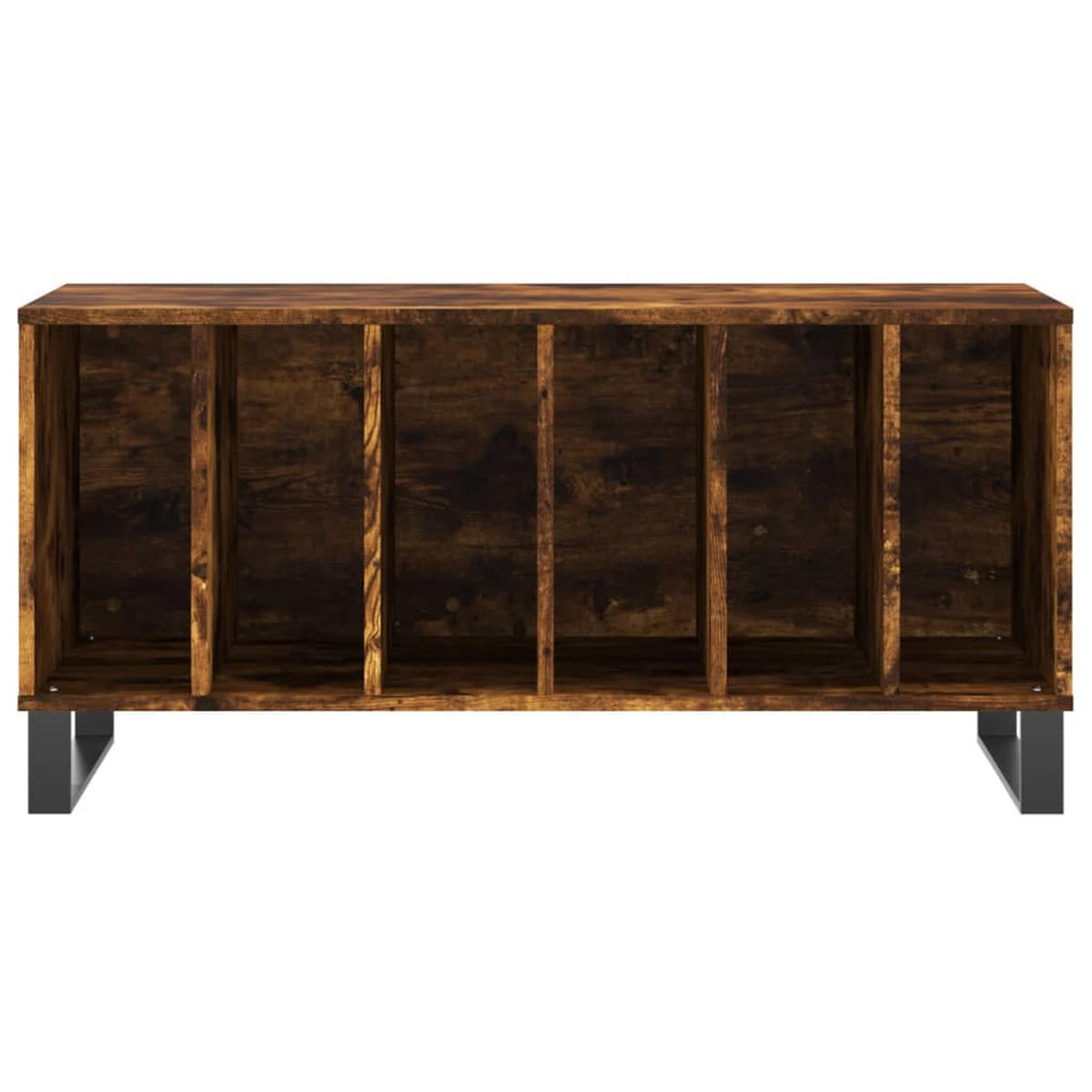 PLATTENSCHRANK Räuchereiche 100/38/48 Cm Holzwerkstoff - Braun, Holzwerkstoff (38/48/100cm) - vidaXL