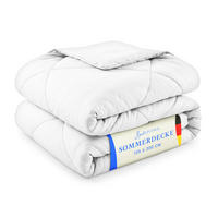 SOMMERBETT Steppbett leicht Weiß 135x200 cm - Weiß, Textil (135/200cm) - Bestlivings