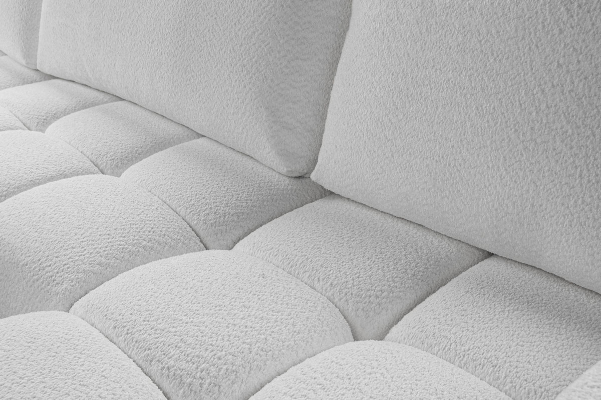 WOHNLANDSCHAFT U-Form Beige WOLKS - Beige, Textil (340/90/165cm) - Compleo24